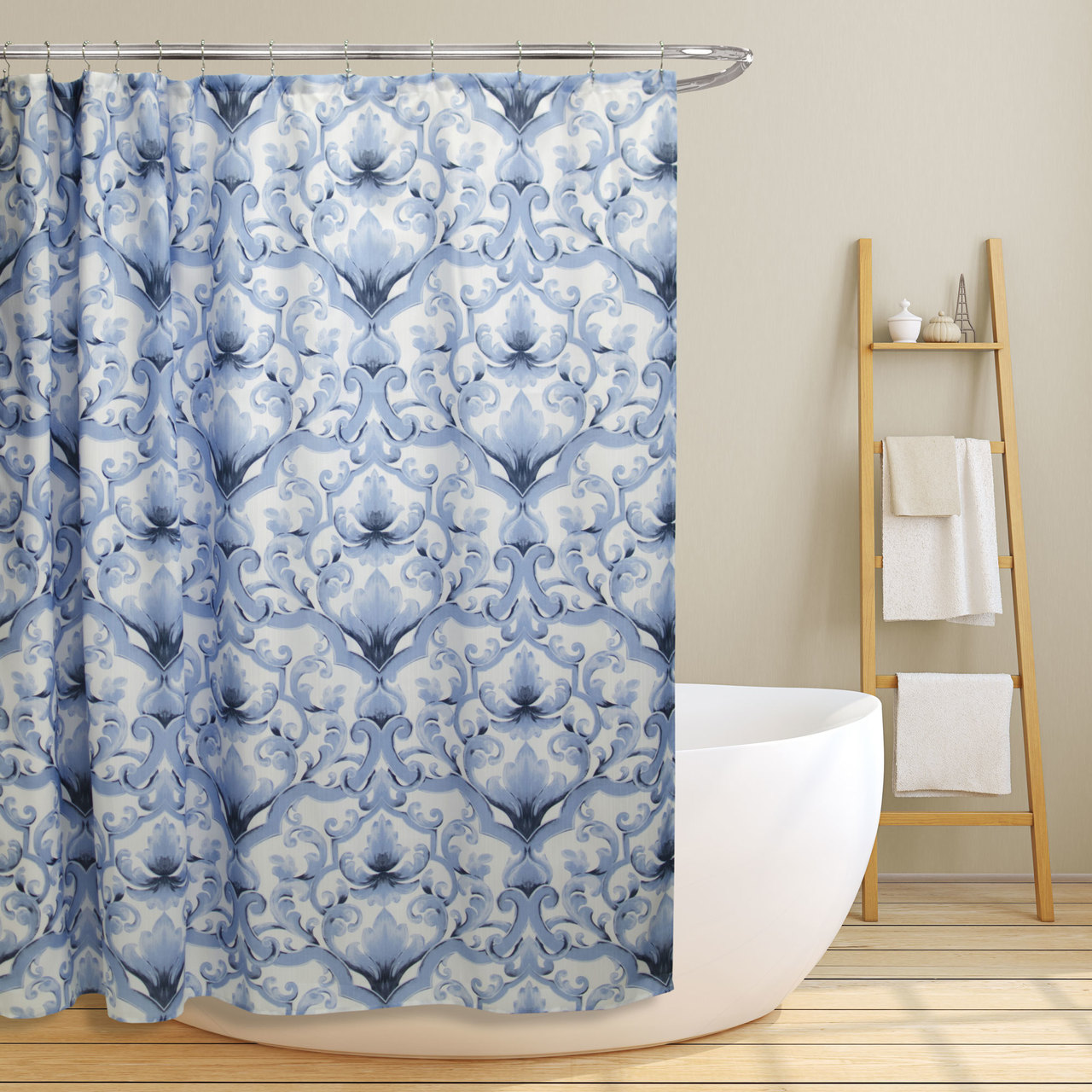 Shower Curtain Fabric Bath Decor Trendy Floral Beach Paisley 70x70 - Picture 38 of 58