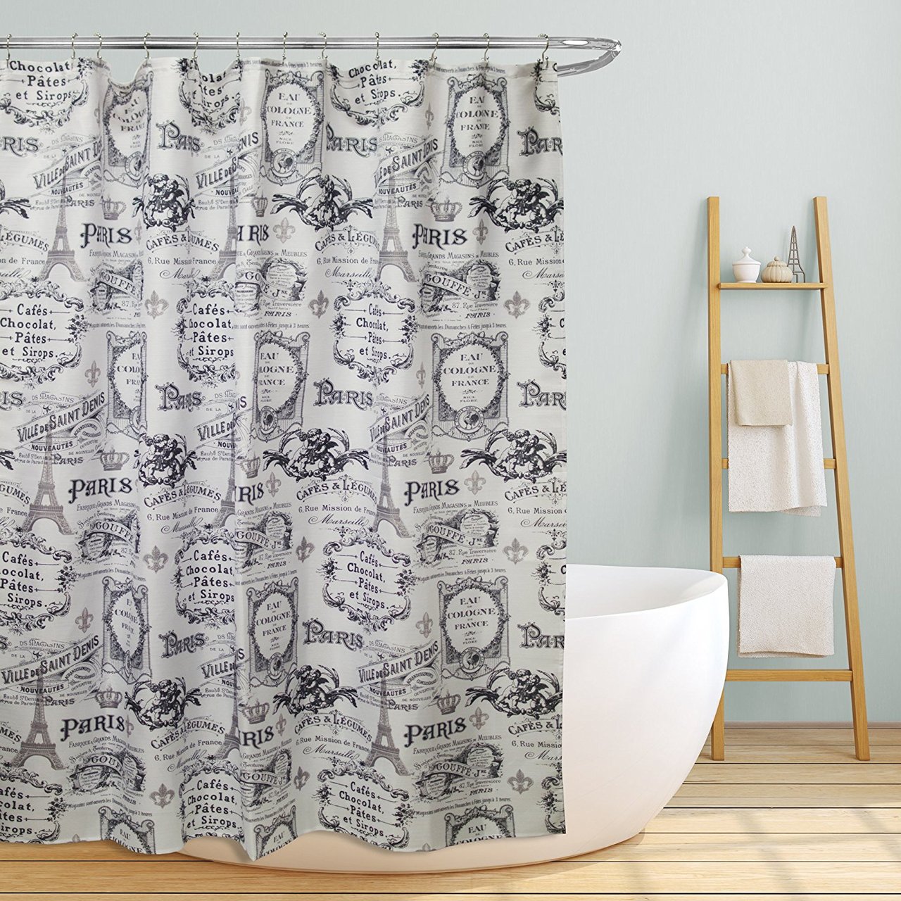 Shower Curtain Fabric Bath Decor Trendy Floral Beach Paisley 70x70 - Picture 44 of 58