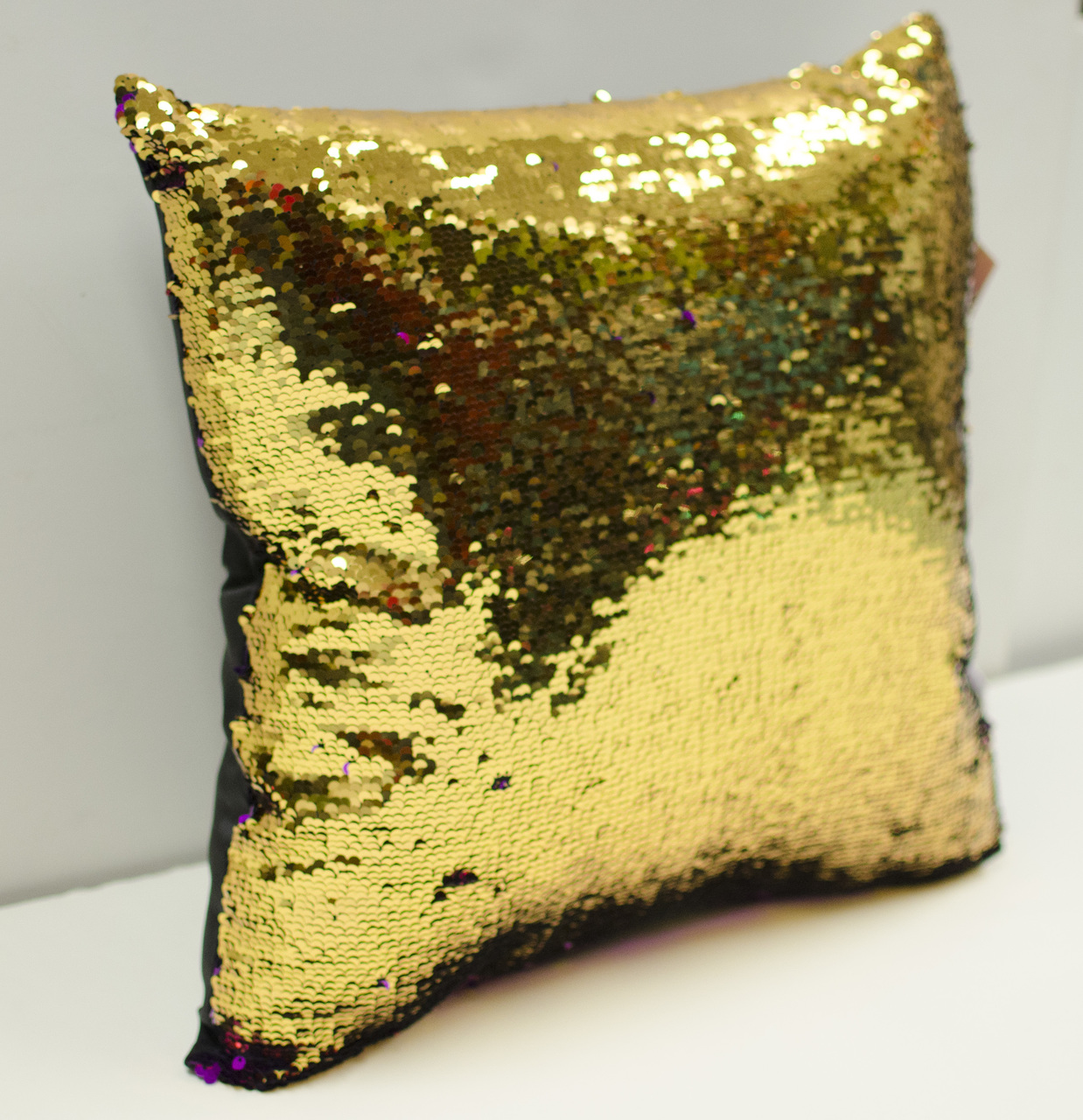 Mermaid Throw Pillow Reversible Colorful Sequin Cushion Comfortable Fill - Picture 55 of 85