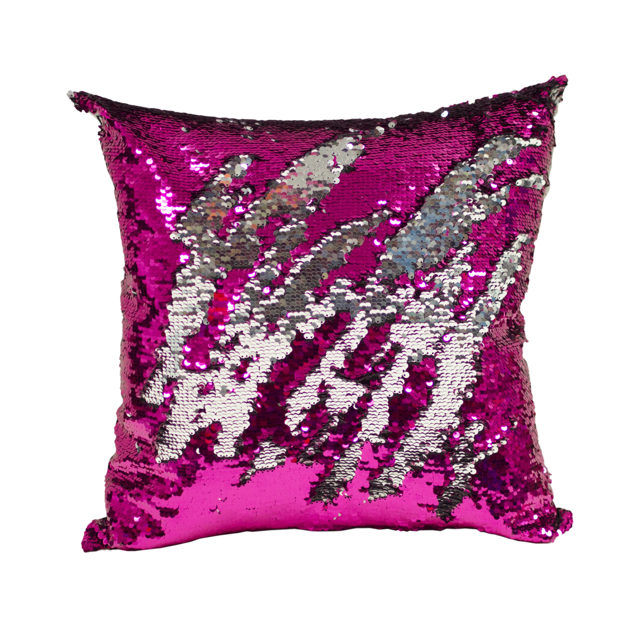 Mermaid Throw Pillow Reversible Colorful Sequin Cushion Comfortable Fill - Picture 36 of 85
