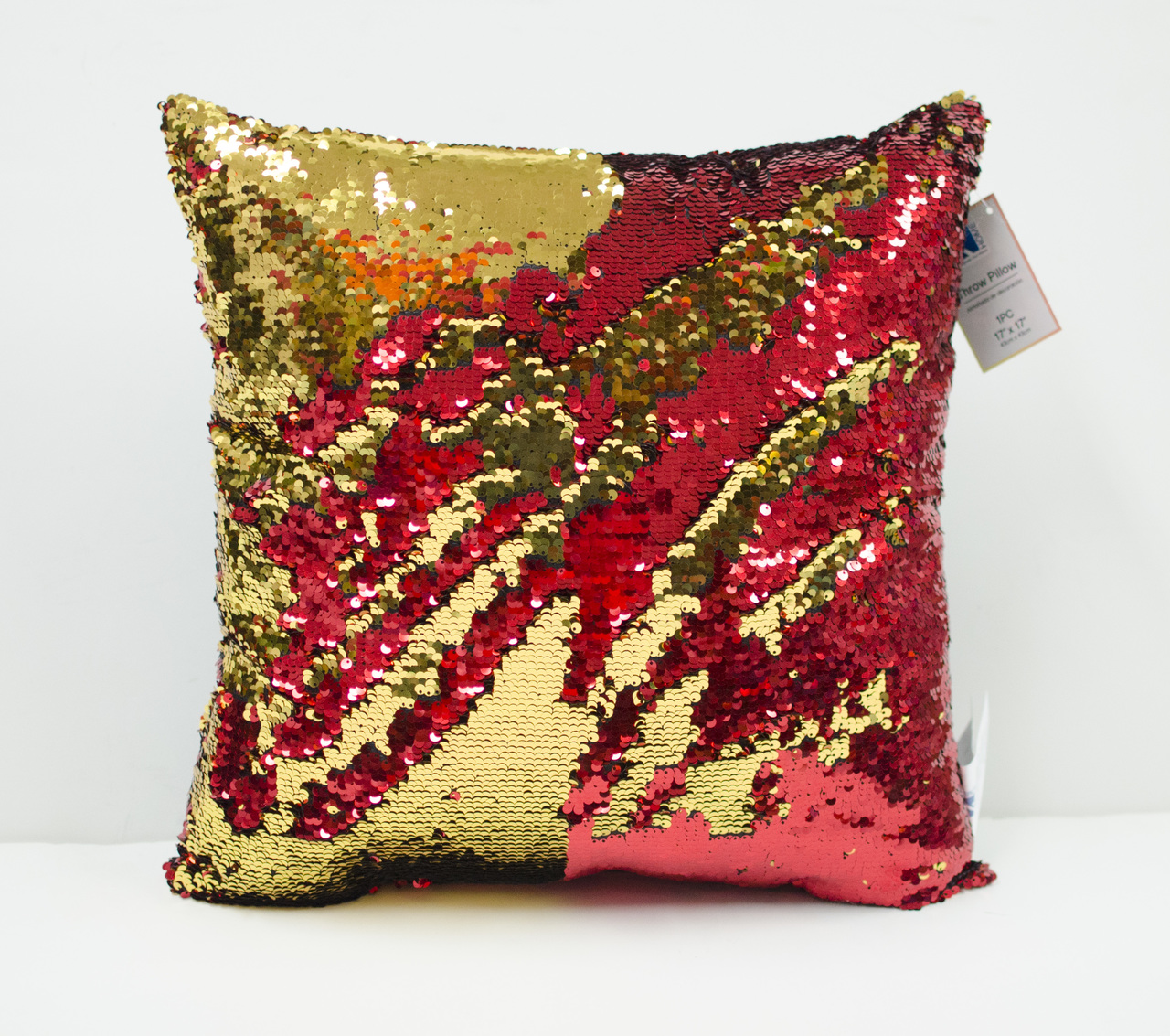 Mermaid Throw Pillow Reversible Colorful Sequin Cushion Comfortable Fill - Picture 62 of 85