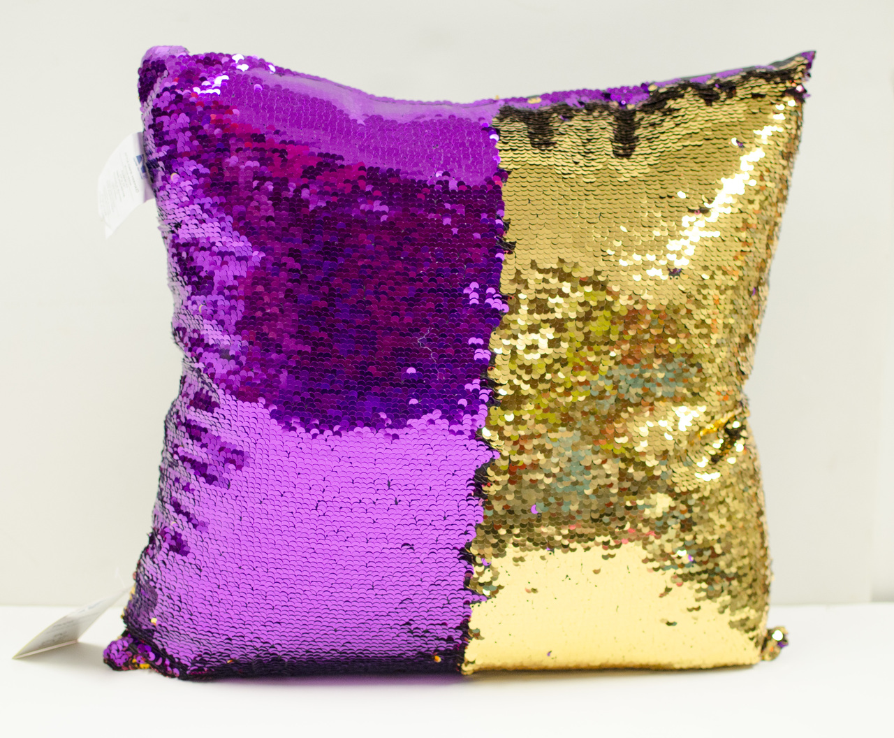 Mermaid Throw Pillow Reversible Colorful Sequin Cushion Comfortable Fill - Picture 54 of 85
