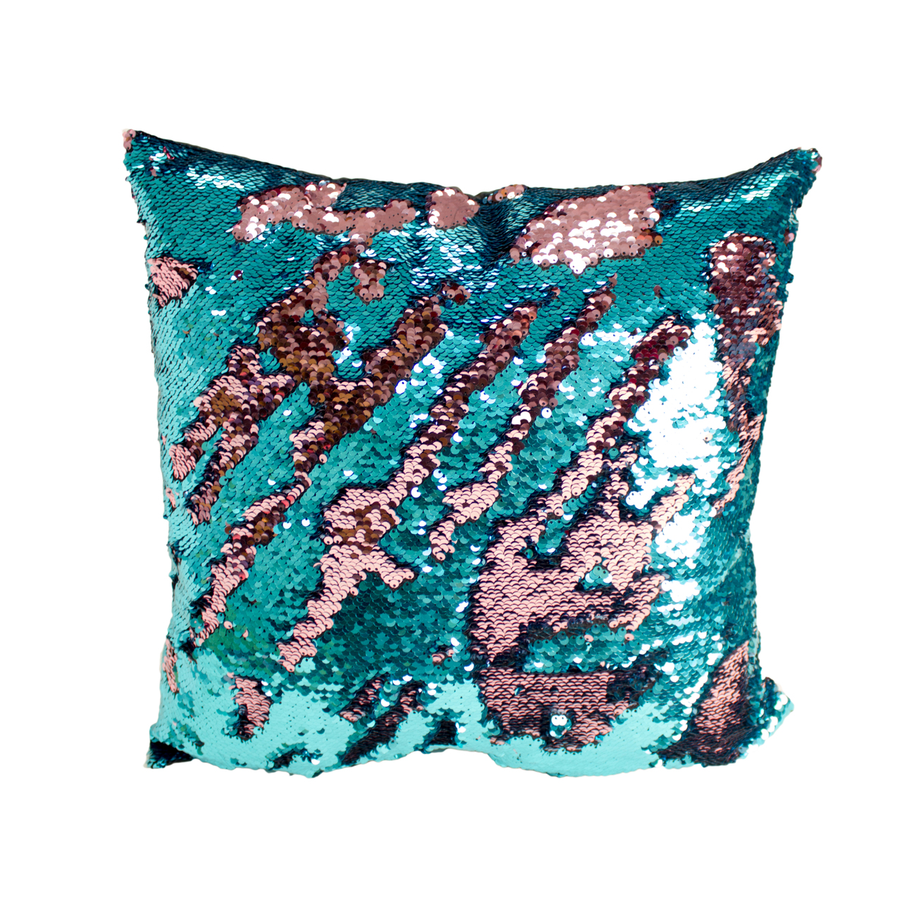 Mermaid Throw Pillow Reversible Colorful Sequin Cushion Comfortable Fill - Picture 81 of 85